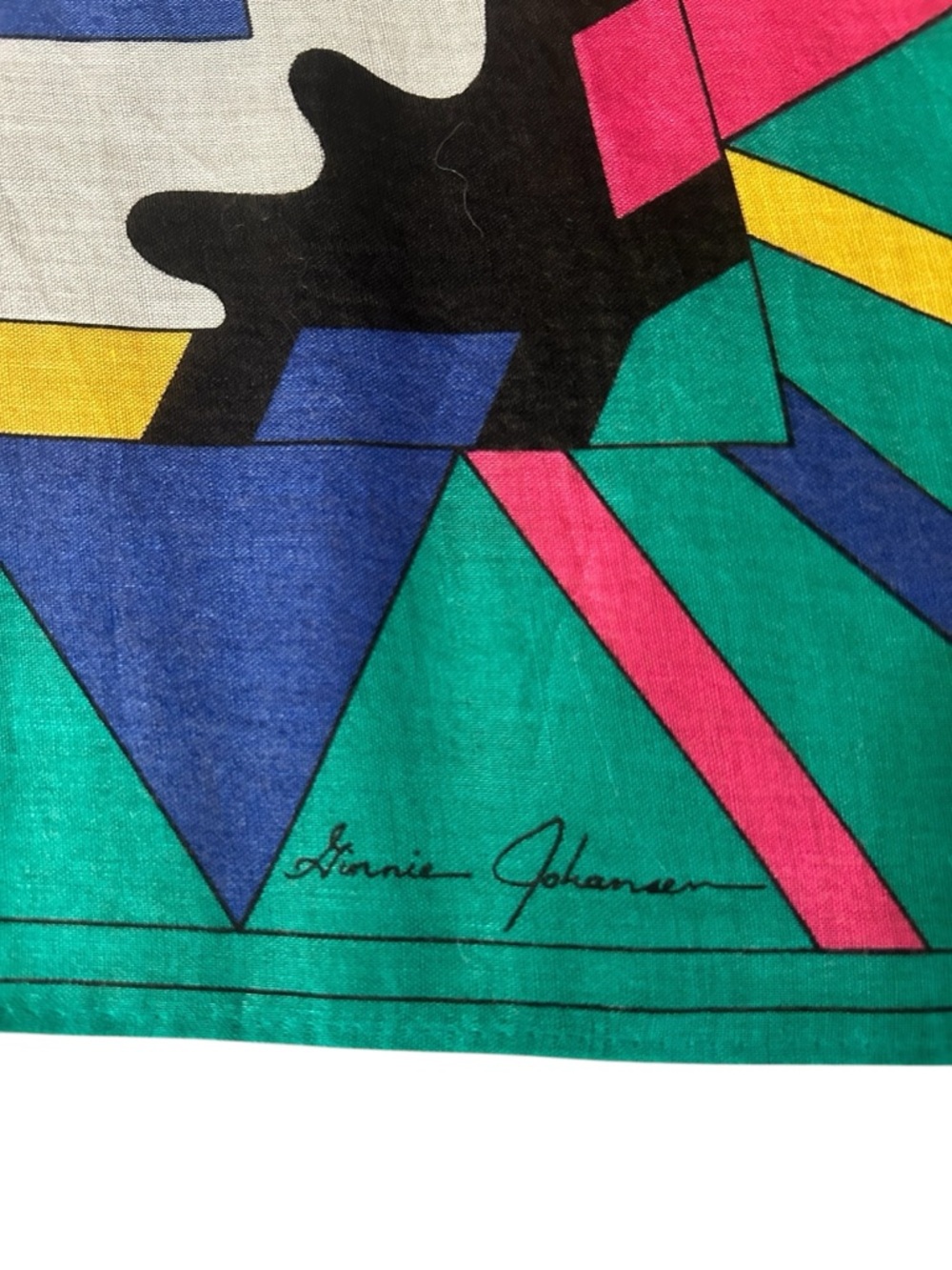 Vintage 1989 Ginnie Johansen
Scarf Colorful Southwestern
Bandana 35" - Picture 2 of 8